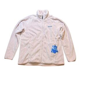 Columbia Ruby Lake Womens Large Full Zip Fleece XL1665-626 Light Pink